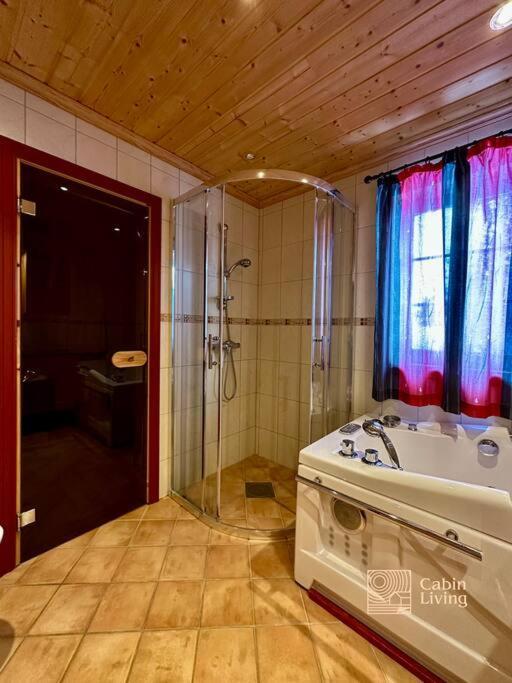 Large Cabin Sjusjoen Best View, Sauna, Ski Inout Esterno foto