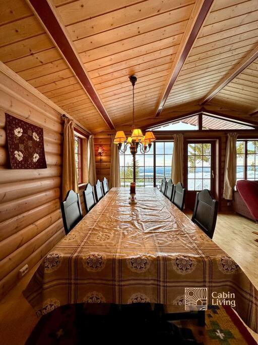 Large Cabin Sjusjoen Best View, Sauna, Ski Inout Esterno foto